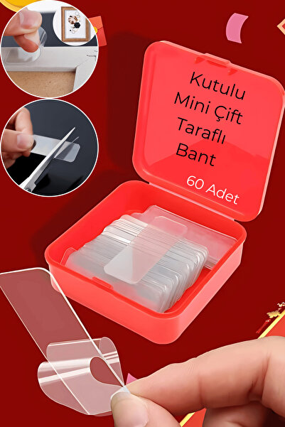 Kinlee 60’lı Paket Çok Amaçlı Çift Taraflı Yapışkan Bant – Dayanıklı Ve Kolay...