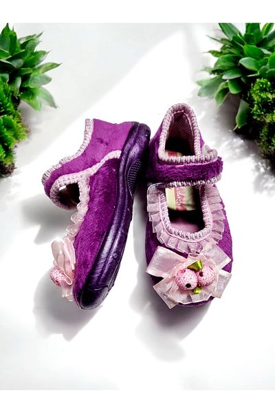 GEZER Casă pentru copii cu velcro și textilă reglabilă - pantofi pentru creșă