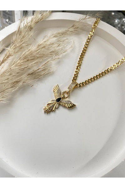 Trinidad Çelik Anka Kuşu Tasarım Kolye