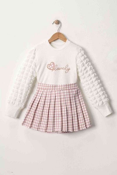 Zaziko Kids Girls Blouse Plaid Skirt-Shorts Suit Tkm.1002-Z