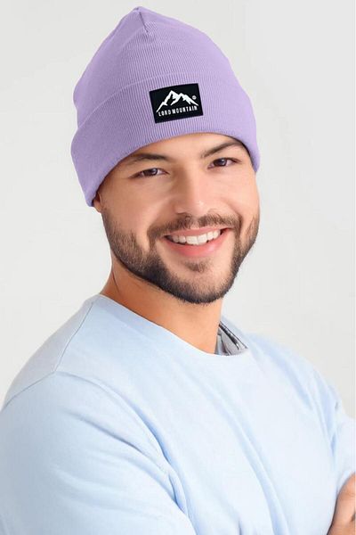 Lord Mountain Unisex Winter Beanie Hat Plain Logo Soft Men's -Women's Beanie