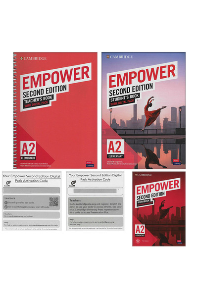 Cambridge University Press Empower A2 Teacher's Book Students Book Workbook Kod