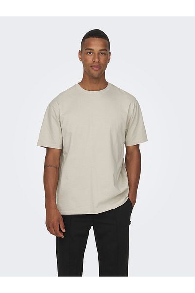 Only & Sons Ανδρικό μπλουζάκι Basic με στρογγυλή λαιμόκοψη - 22022532