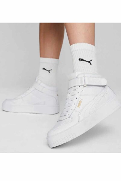 Puma Carina Street Mid B1 Women's Casual Sneakers 392337-01 White
