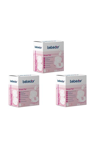 Bebedor New Breast Pad 40 Pack of 3