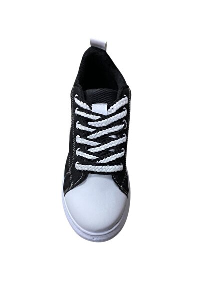 MODALENDO Women's Linen Thick Sole Sneakers