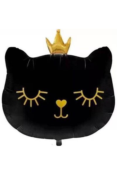 Parti Dükkanım Black Cat Foil Balloon 65x62 cm
