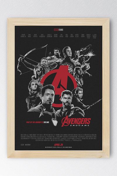 Saturn Avengers Framed Painting - Avengers Marvel Poster Painting