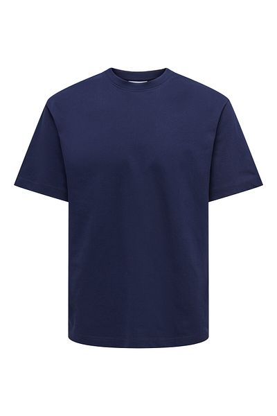 Only & Sons Ανδρικό μπλουζάκι Basic με στρογγυλή λαιμόκοψη - 22022532