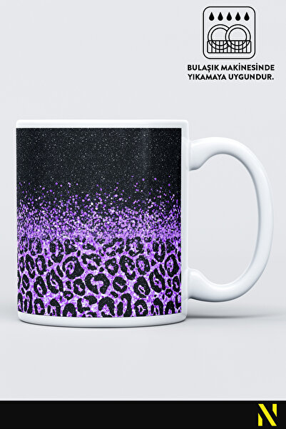 nilizma Leopard Patterned Porcelain Mug
