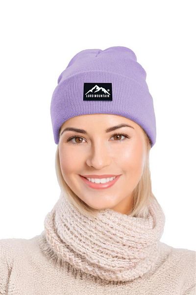 Lord Mountain Unisex Winter Beanie Hat Plain Logo Soft Men's -Women's Beanie