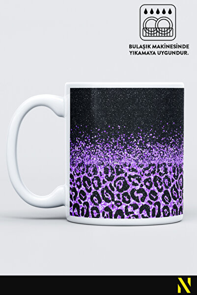 nilizma Leopard Patterned Porcelain Mug