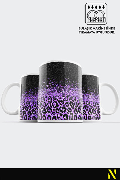 nilizma Leopard Patterned Porcelain Mug