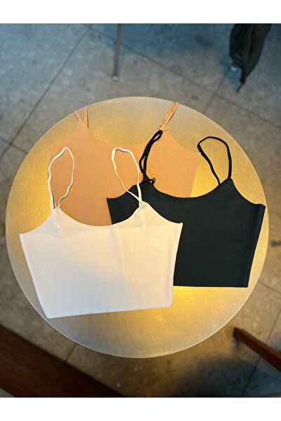 Roche Ayarlanabilir Ince Askılı Lazer Kesim Atlet