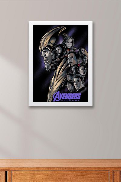 Saturn Pictură înrămate Avengers - Pictură poster Marvel Avengers