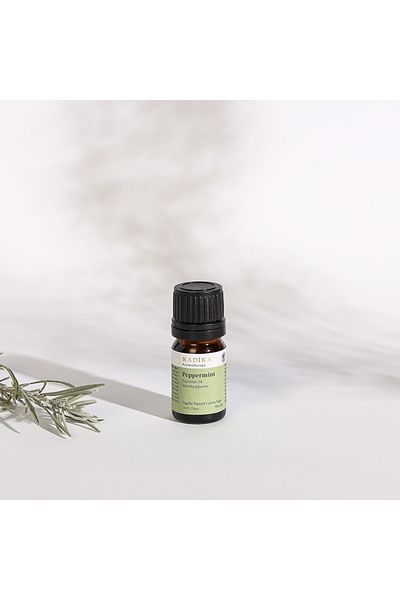 Radika Aromatherapy Pfefferminzöl, ätherisches Öl, 100% Rein, BIO, natürlich, 10 ml