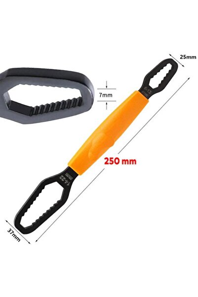 abnturk Çift Ağız Evrensel Kendinden Sıkma Çok Amaçlı Anahtar Çelik İngiliz T...