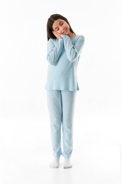 Fulla Moda Need More Slep Printed Girl's Pajama Set