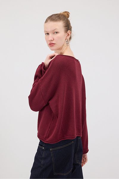 Addax Boat Neck Knitwear Sweater K10237-A5