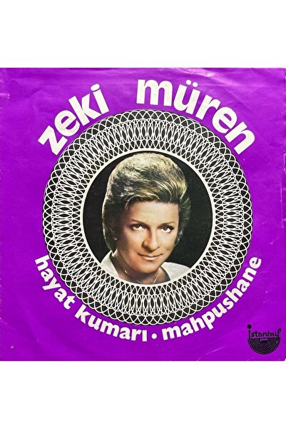 Plak İstasyonu Zeki Müren Hayat Kumarı 45lik Plak