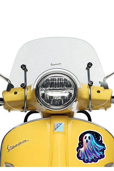 MegaSticker Autocolant Flying Ghost Auto, Motocicletă, Cască, Laptop, Parbriz 13x12 Cm