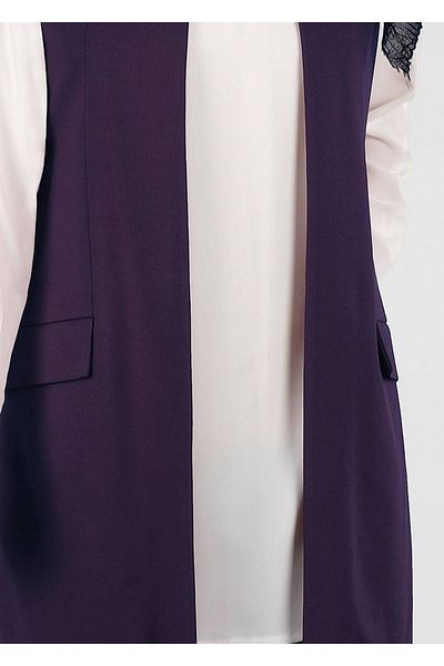 TRENDTESETTÜR Cotton-Padded Vest - Pocket Detail, Model t 7401