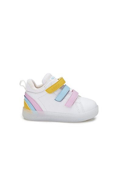 Vicco Rainbow Beyaz-Pembe Bebe Işıklı Bot 220.B22K.180-1106