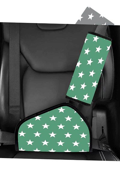 RevuBaby Green Child Reducing Set - Car Seat Belt and Pillow Reducer