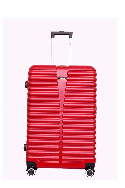 Mnuk Destiny Set of 3 Luggage | Hardside Trolley | 20/24/28 Red