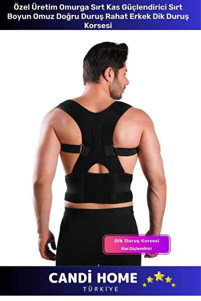 AboutThePerfect Sırt ve boyun destekleyici, rahat ve doğru duruş sağlayan erg...