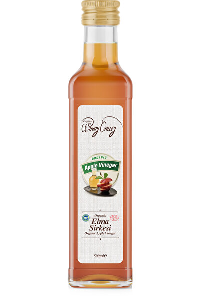 Organic Windy Valley Organik Elma Sirkesi (500 ML) Katkısız Doğal Fermente