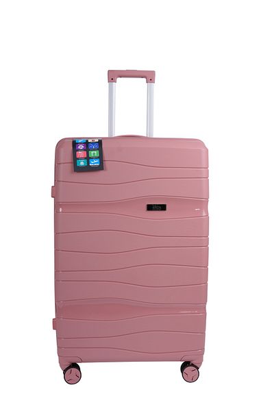 Mnuk Viajero Check-in Luggage | Hardside Trolley | 28 Pink