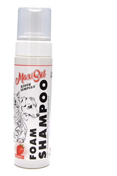 Maxisol Kedi Ve Köpekler Için Çilekli Köpük Şampuan