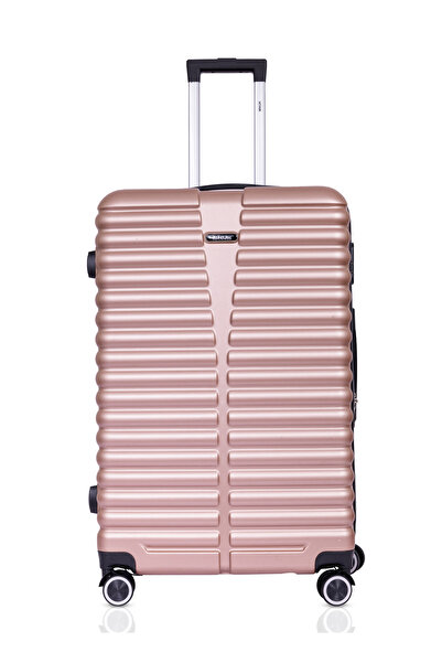 Mnuk حقيبة سفر Destiny Checked | عربة ذات جوانب صلبة | 28 لون ذهبي