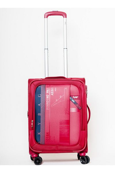 Skybags Airway Pro Set of 2 Luggage Expandable, TSA Lock, 20/28 Red