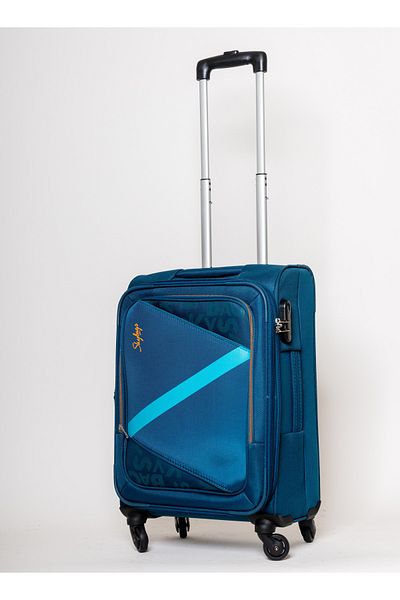 Skybags Set of 3 Luggage, Polyester Soft Sided, 20/24/28, Blue