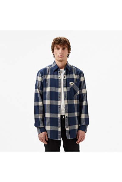 Lacoste Erkek Regular Fit Ekose Lacivert Gömlek