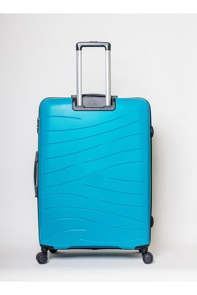 Skybags Maxx Checked Luggage | Hardside Polypropylene | 28", Blue
