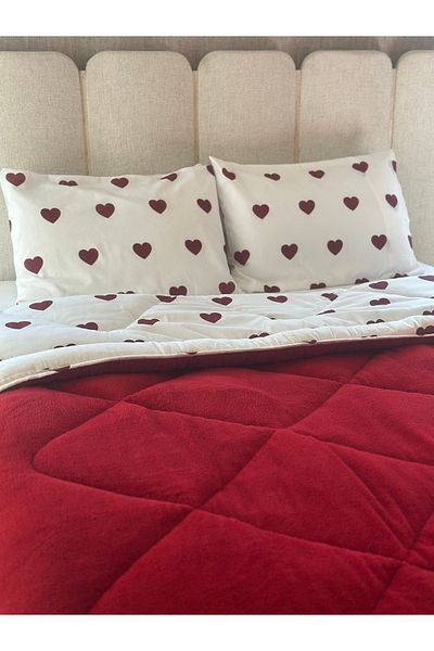Butik Welsoft Yorgans - Heart Set