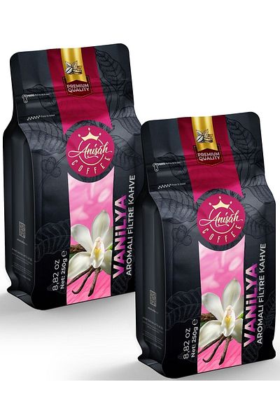 Anisah Coffee Vanilla Flavored Sugar Free Filter Coffee 2 X 250 Grams