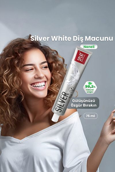 Splat Special Silver Toothpaste 75 ml Mouth Odor Reducer