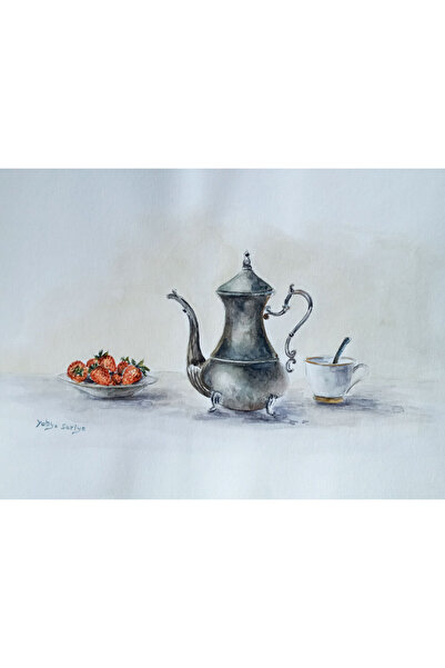 Sarisa Pictură în acuarelă cu natură moartă