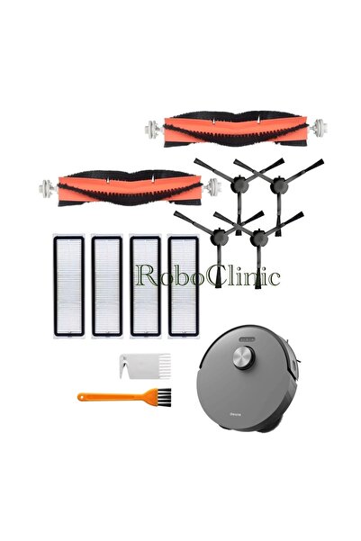 Roboclinic Set de perii compatibile Dreame Bot L10S Pro și filtru Hepa-12 bucăți