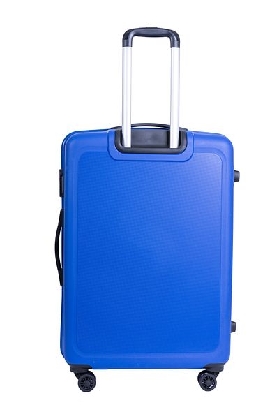 Skybags ZAP Checked Luggage Trolley | Hardcase Polypropylene | 28 | Blue