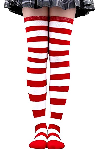 Trenderrs Women's Thick Stripe Knee High Socks