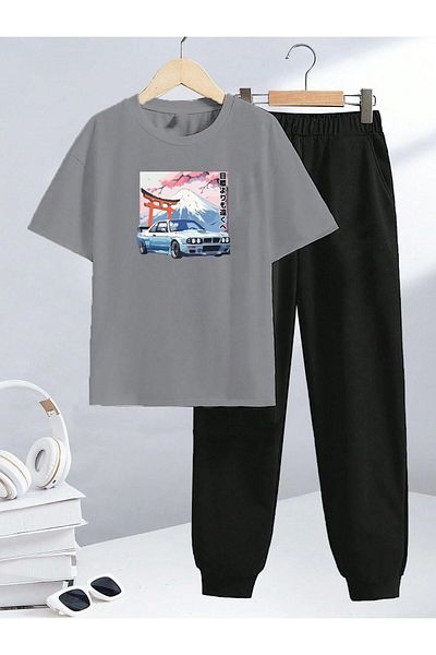 BENROMA Character Printed Children's Tracksuit Set