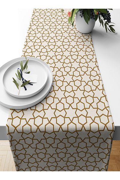 Bertille Home Ramadan Series 140x40 Cm Digital Printed Runner (Ramadan)
