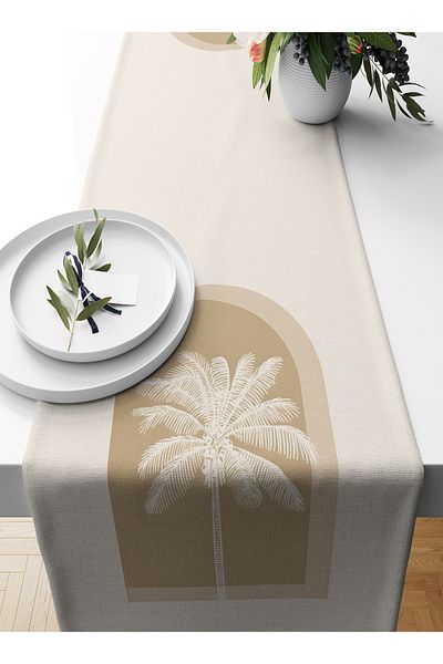 Bertille Home Ramadan Series 140x40 Cm Digital Printed Runner (Ramadan)