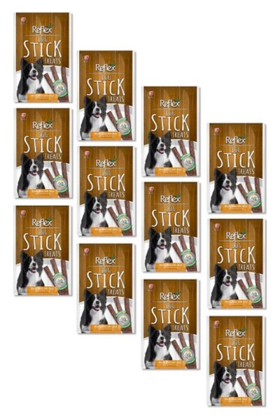 Reflex Dog Tahılsız Stick Beef Biftekli Köpek Ödül Çubuğu 3X11 gr (12 Adet)