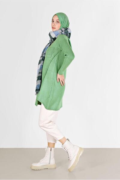 Alvina POCKET DETAIL SLIT TRICOT TUNIC 42058